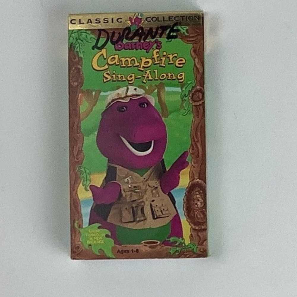 Barney's Campfire Sing-Along VHS Classic Collection Lyons Group Vintage 1990s